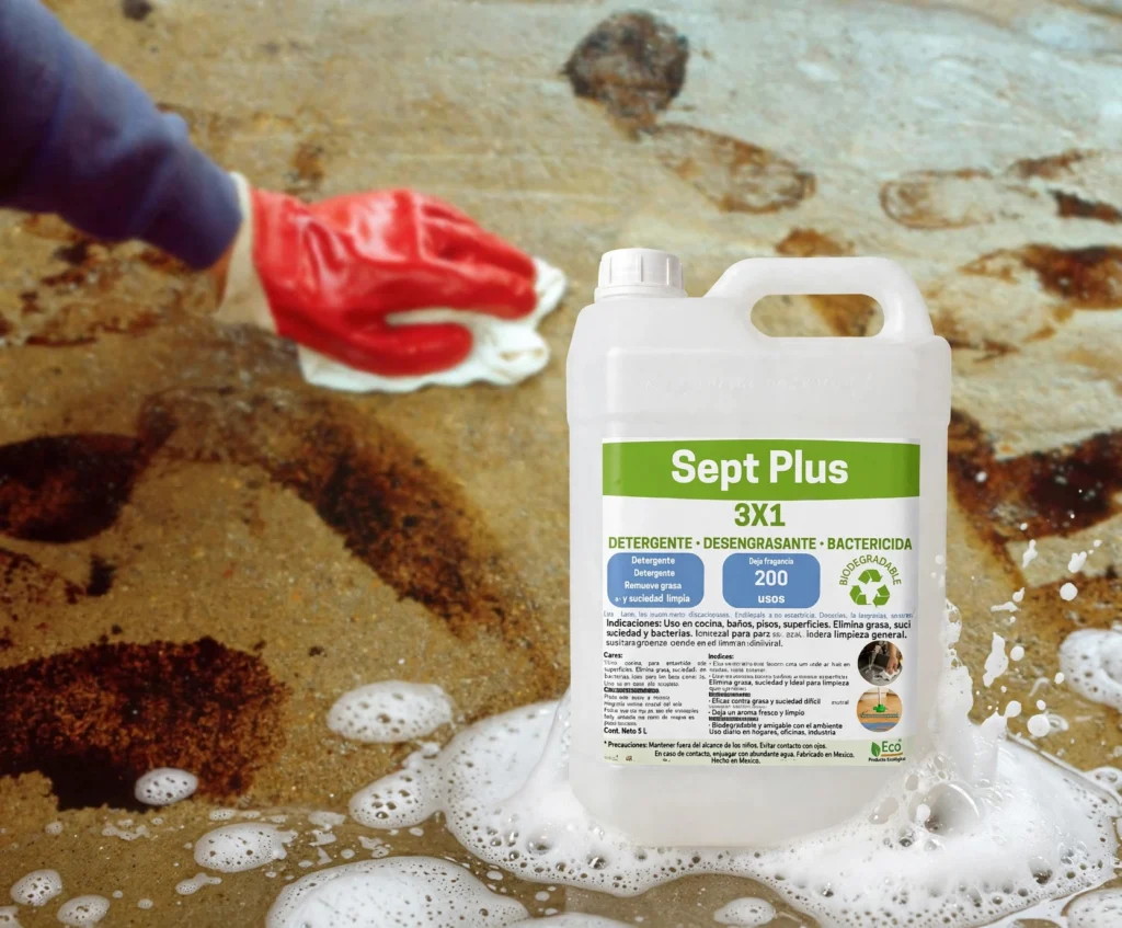 Desengraxante Detergente Biodegradável Sept Plus - 5 Litros