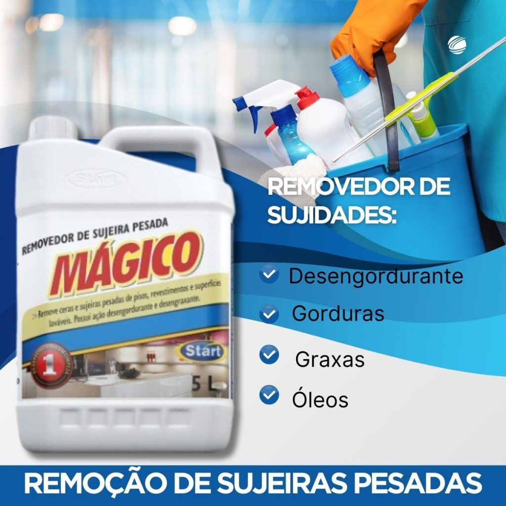 Removedor de Sujeira Pesada e Cera Mágico 5 litros
